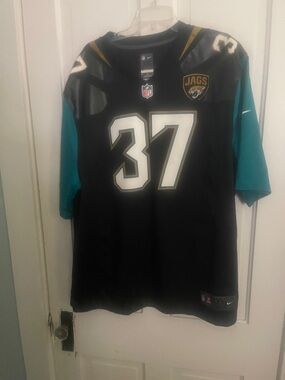 NFL Black On-Field XXL Jersey with NFL Shield Patch